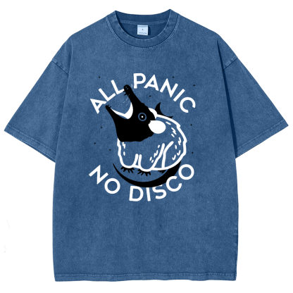 All Panic No Dico Vintage Distressed Tee