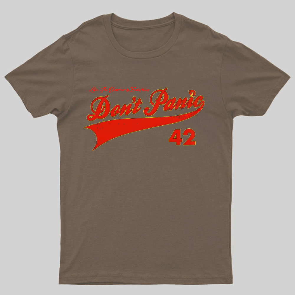 Dont Panic Geeky T-Shirt