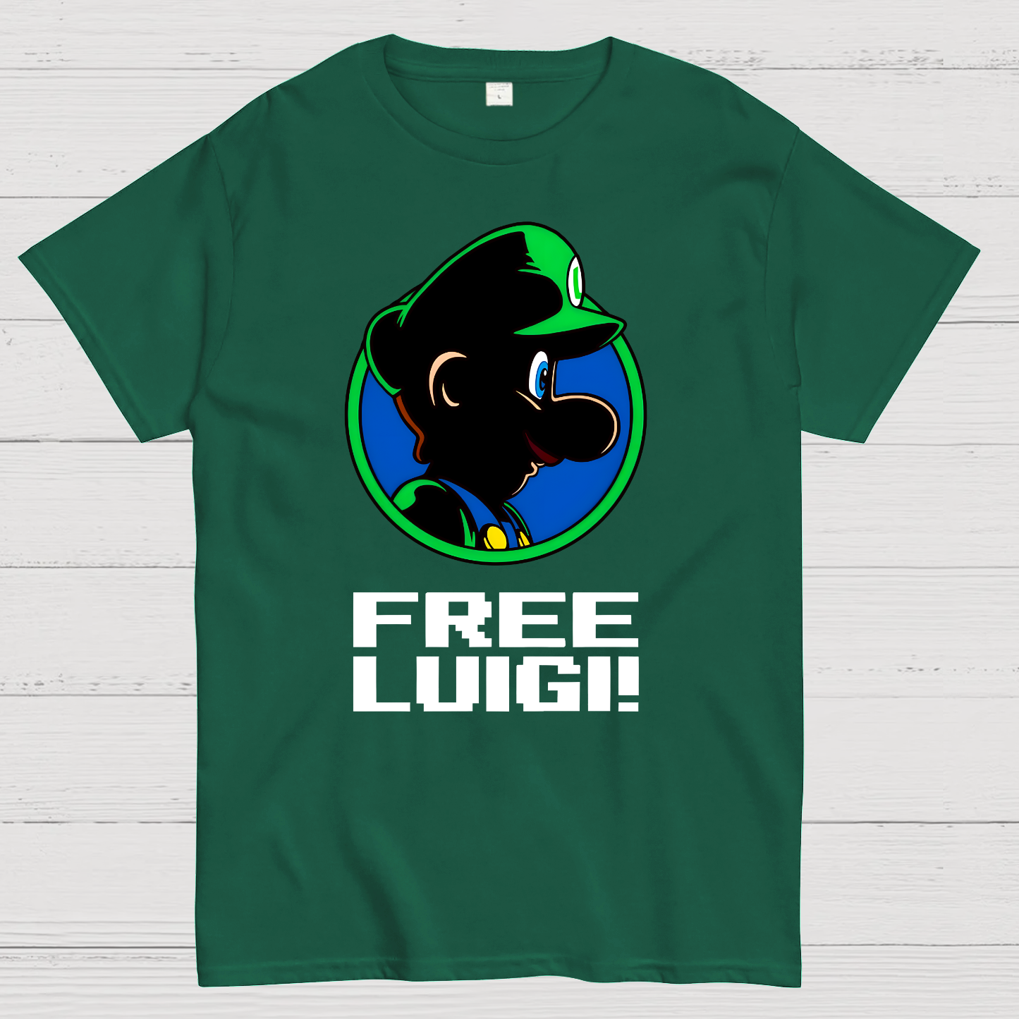 Free Luigi！Geek T-Shirt