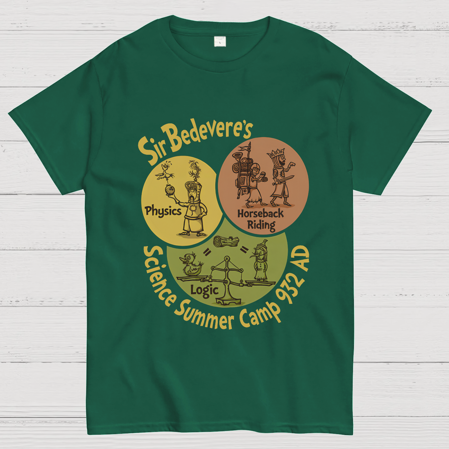 Sir Bedevere’s Science Camp Geeky T-Shirt