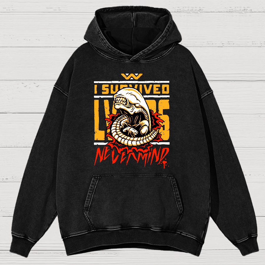 I Survived Vintage Distressed Hoodie
