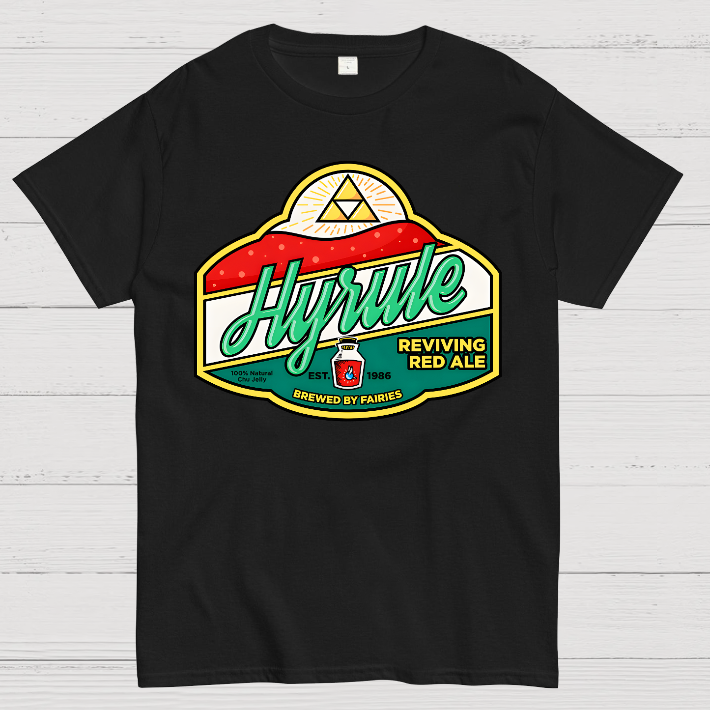 It's Dangerous to Go Sober, Take This-Hyrule Reviving Red Ale Geek T-Shirt