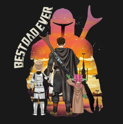 Best Dad Ever - The Dadalorian Personalized Shirt Gift For Dad