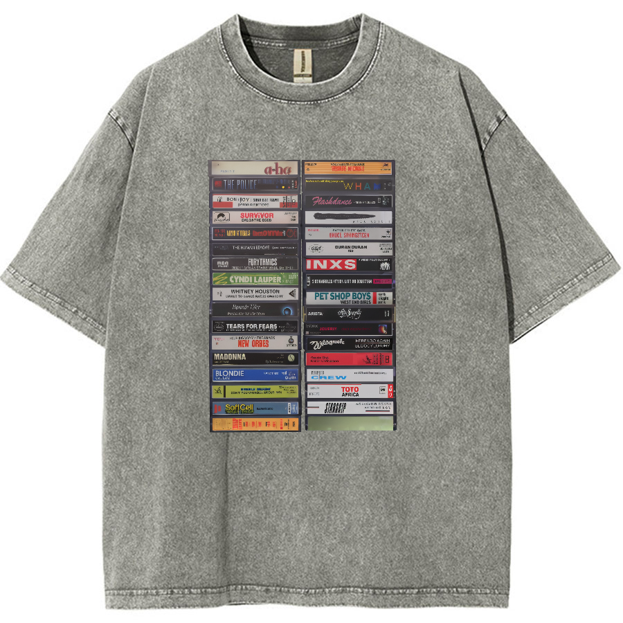 Classic Cassette Tape Vintage Distressed T-shirt