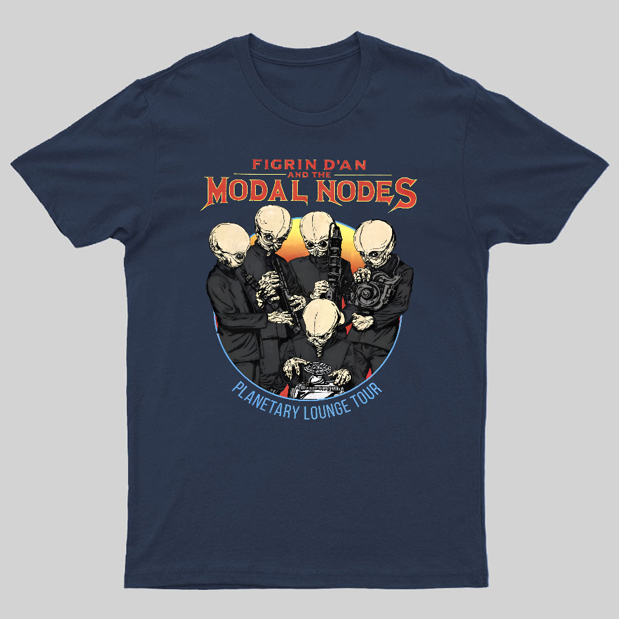 Star Wars Cantina Band Planetary Lounge Tour Geeky T-Shirt