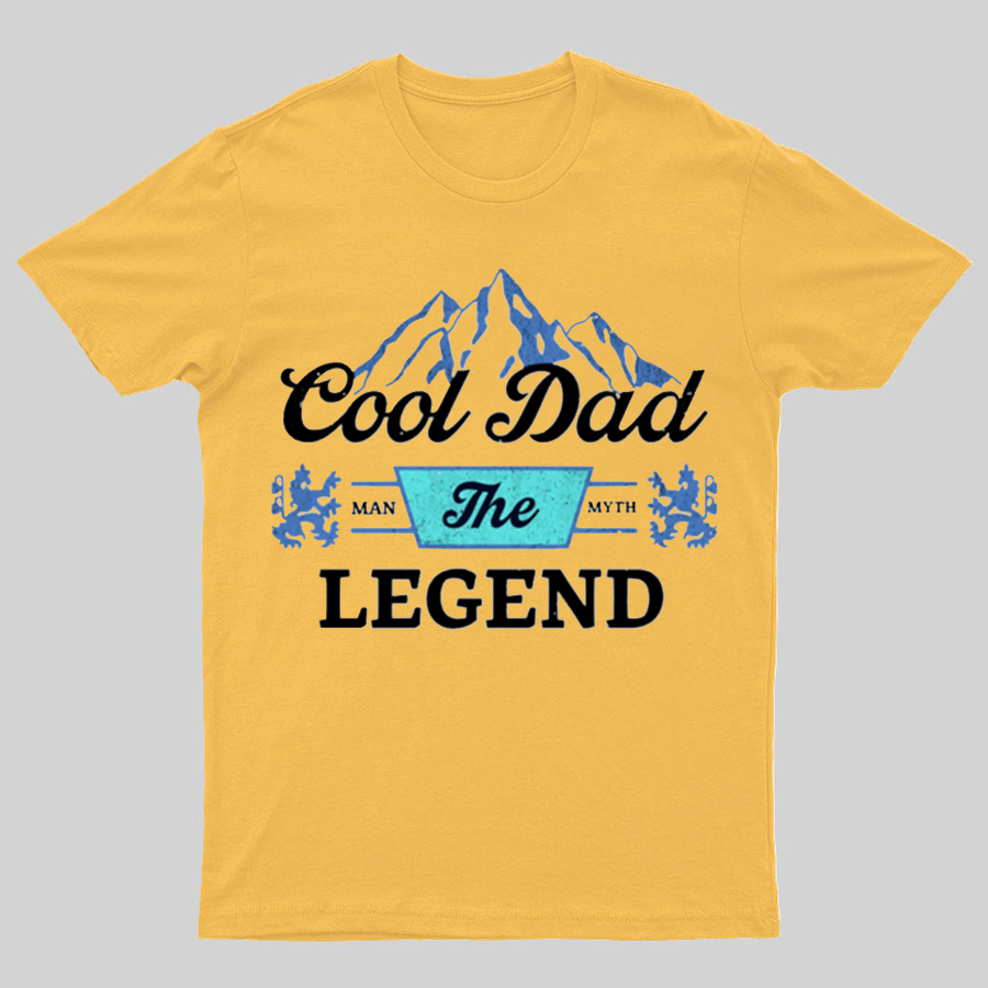 Cool Dad The Legend Geeky T-Shirt