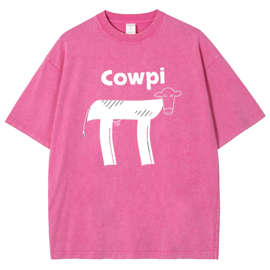 Cowpi Funny Geek Vintage Distressed T-shirt