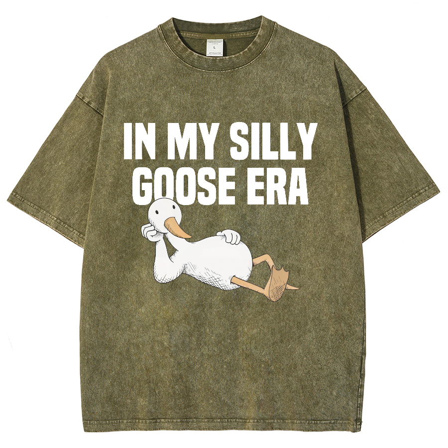In My Silly Goose Era, Silly Goose Vintage Distressed T-shirt