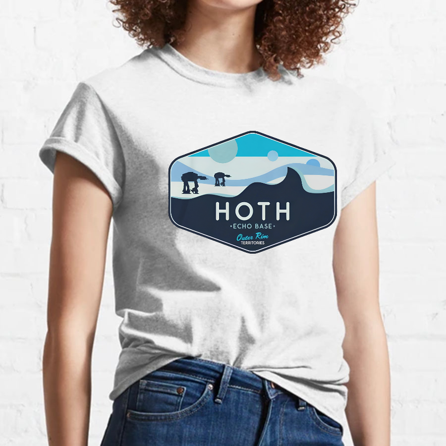 Hoth Planet Geeky T-Shirt