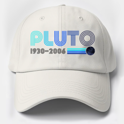 Pluto Never Forget - Funny Science Geeky Cotton Hat