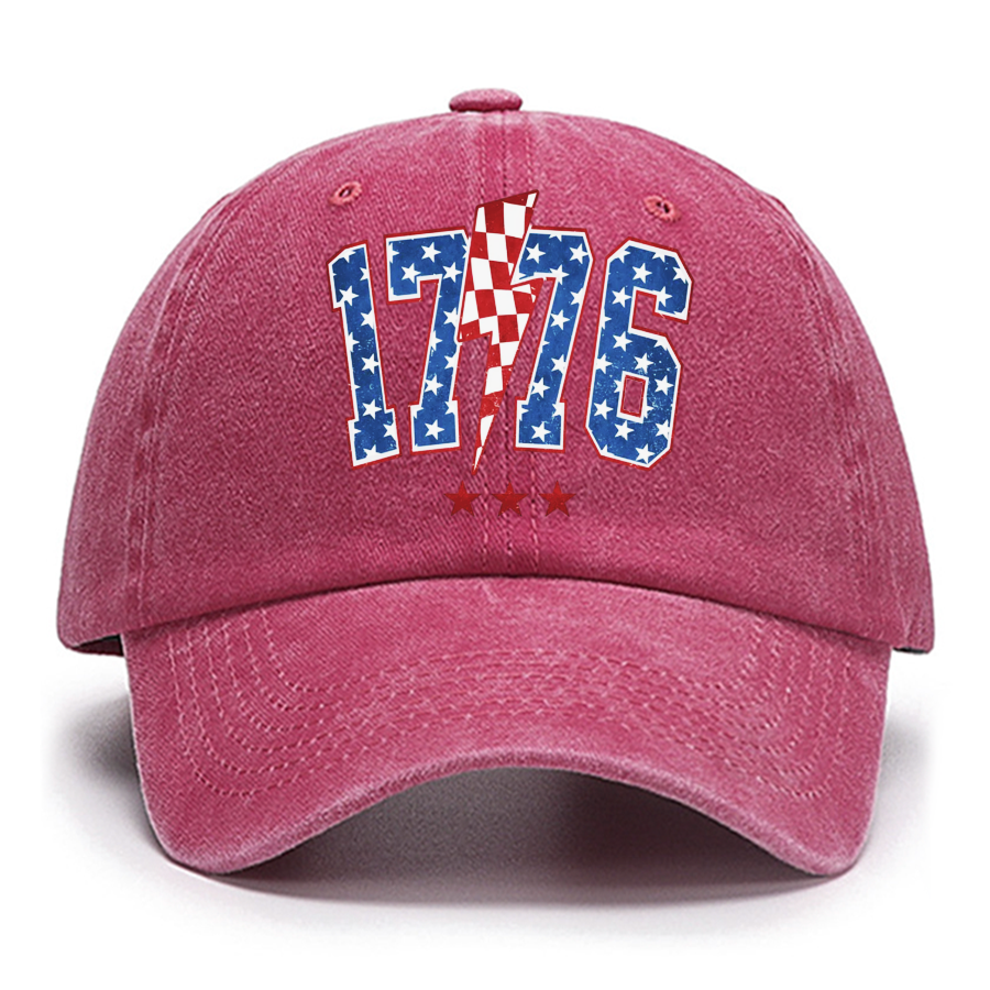 1776 America 4th of July Cotton Hat
