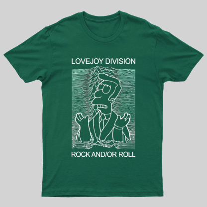 Lovejoy Division Rock And/Or Roll Geeky T-Shirt