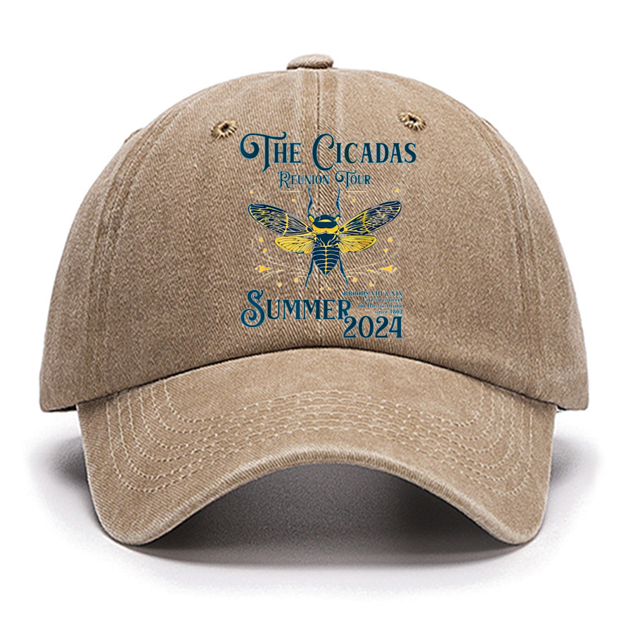 The Cicadas Reunion Tour Summer 2024 Cotton Hat