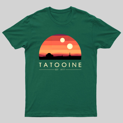Tatooine Sunset Geeky T-Shirt