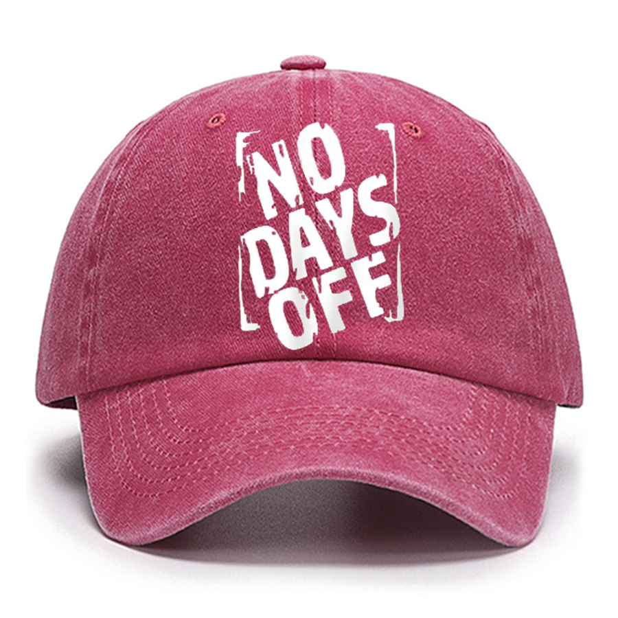 No Days Off Funny Cotton Hat