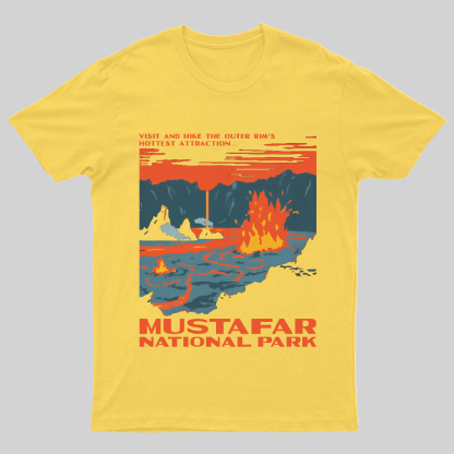 Mustafar National Park Nerdy T-Shirt