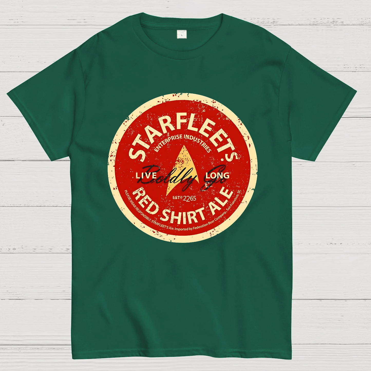 Starfleet's Red Shirt Ale Geek T-Shirt