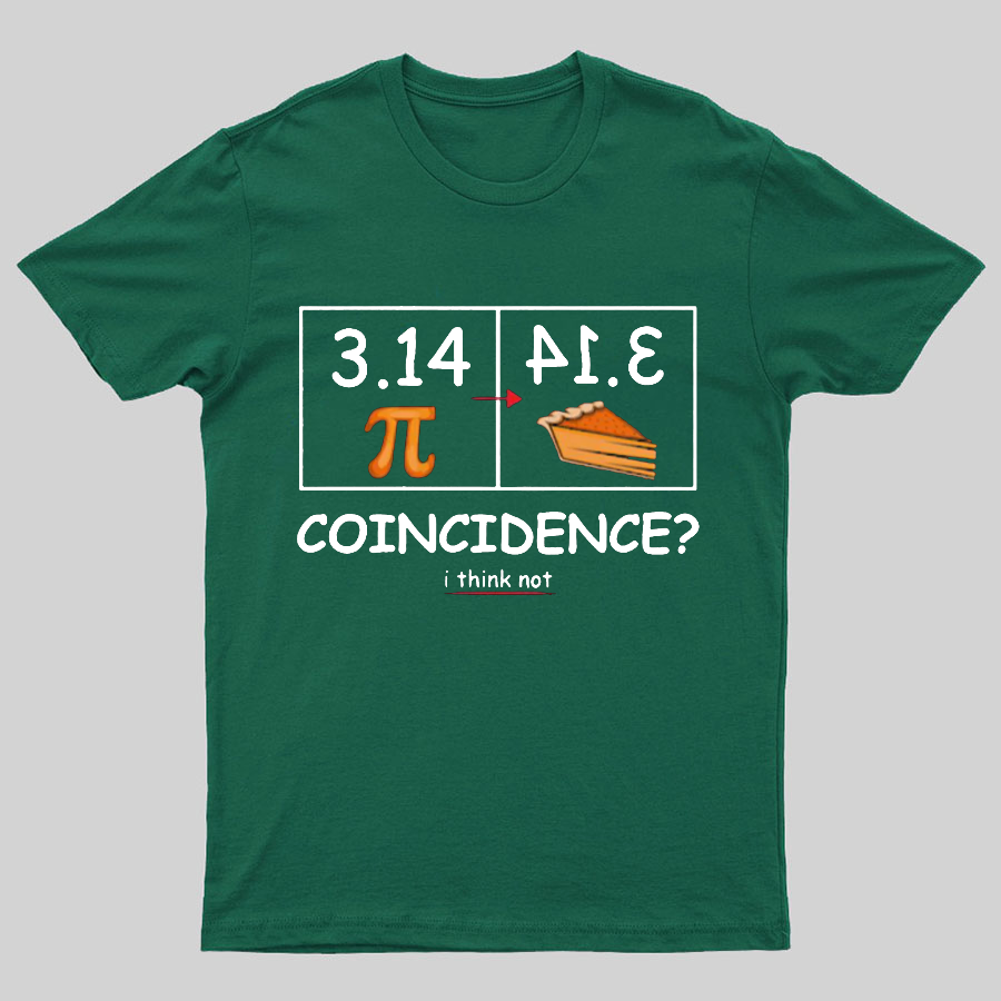 Pi Pie Math Professor Geeky T-Shirt