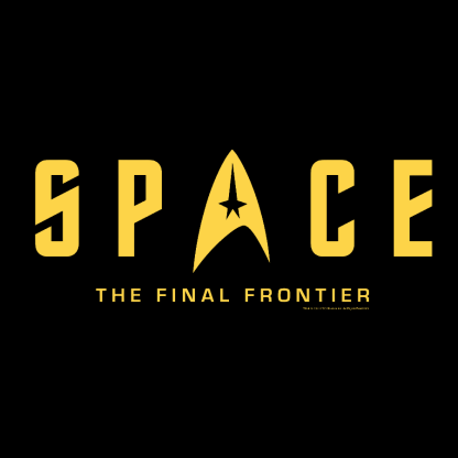 SPACE The Final Frontier Geeky T-Shirt