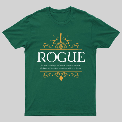 WoW Dungeons Crawler and Dragons Slayer Geeky T-Shirt