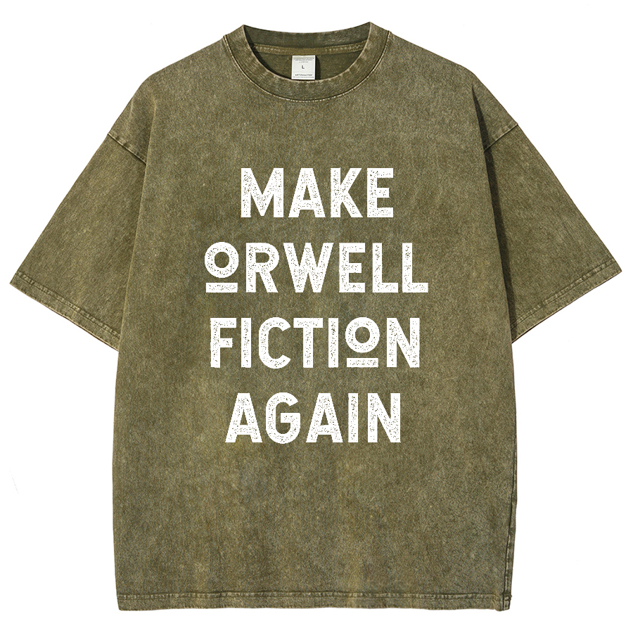 Make Orwell fiction again Vintage Distressed T-shirt