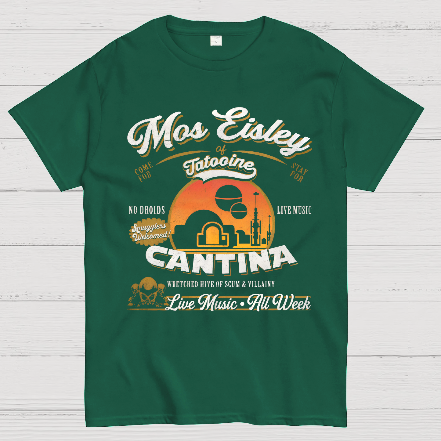 Mos Eisley Cantina Tatooine Graphic Star Wars Print T-Shirt