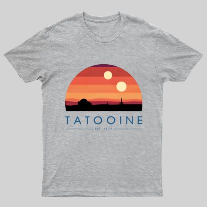Tatooine Sunset Geeky T-Shirt