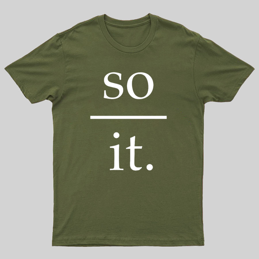 So Over It Nerd T-Shirt