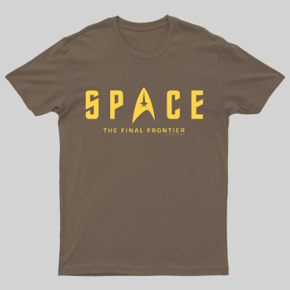 SPACE The Final Frontier Geeky T-Shirt