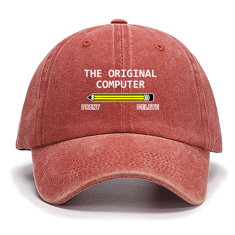 The Original Computer Print Delete Funny Graphic Printing Cotton Hat