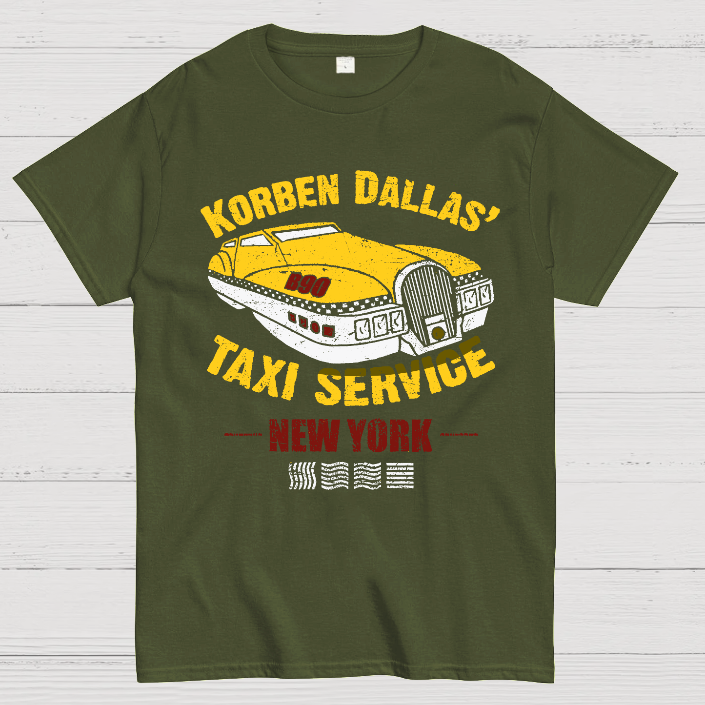 Korben Dallas' Taxi Service The fifth Nerdy T-Shirt