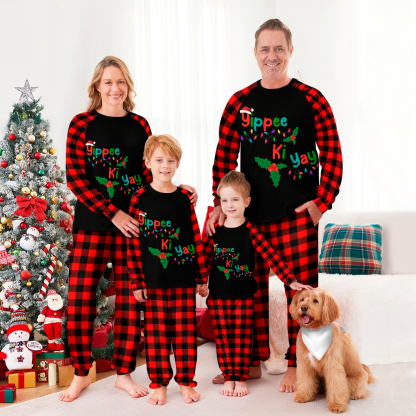 Yippee-Ki-Yay Family Christmas Pajamas Set