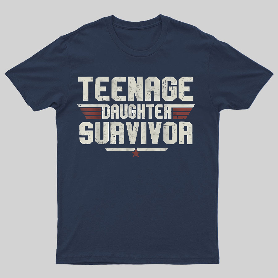 Teenage Daughter Survivor Vintage Geeky T-Shirt