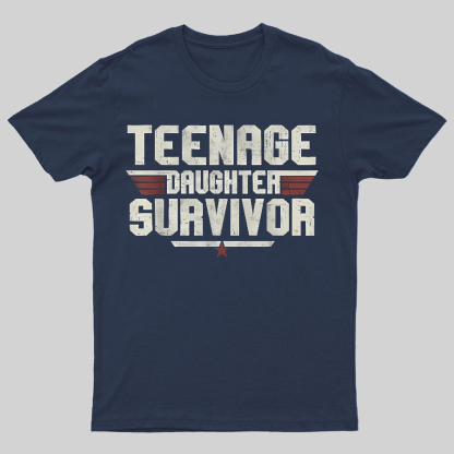 Teenage Daughter Survivor Vintage Geeky T-Shirt