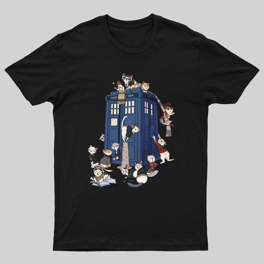 Doctor Cat Geeky T-Shirt