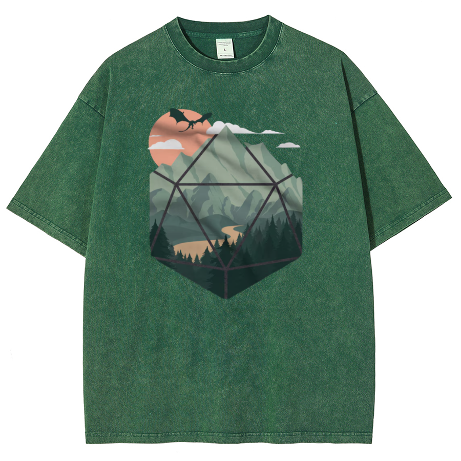 Dungeons and Dragons present Vintage Distressed T-shirt