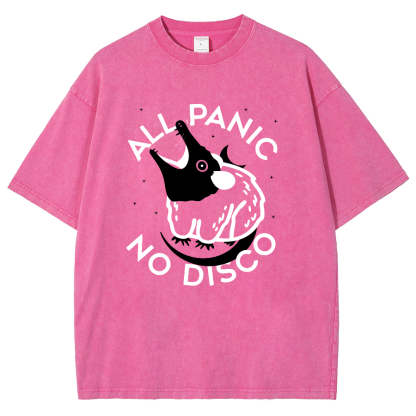 All Panic No Dico Vintage Distressed Tee