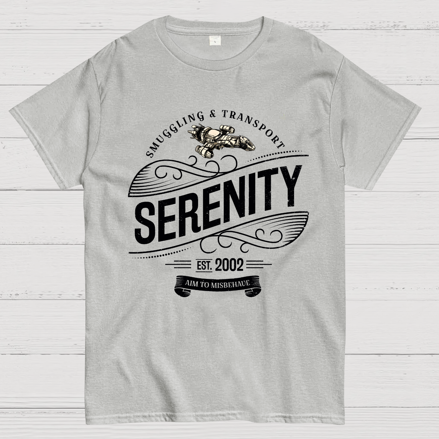 Serenity Smuggling and Transport Nerdy T-Shirt