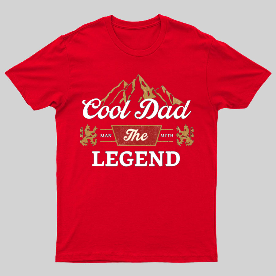 Cool Dad The Legend Geeky T-Shirt