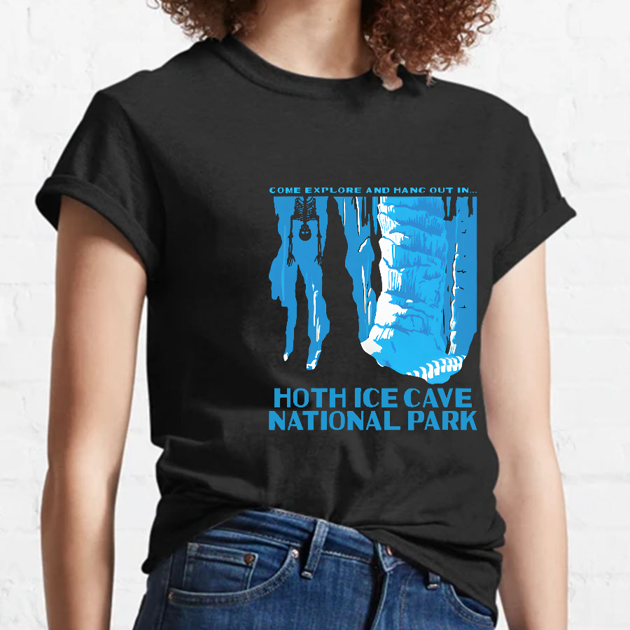 Hoth Ice Cave National Park Geeky T-Shirt