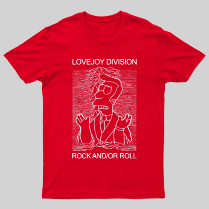 Lovejoy Division Rock And/Or Roll Geeky T-Shirt