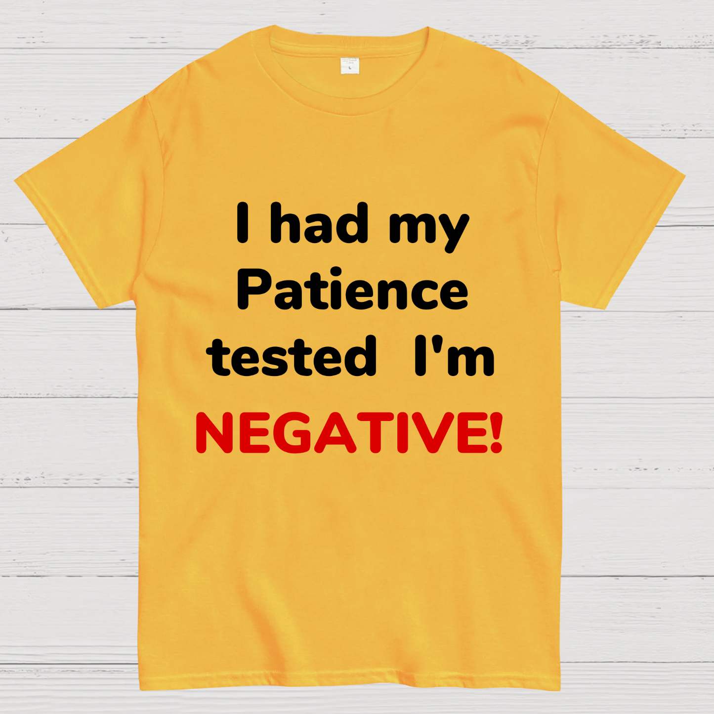 I Had My Patience Tested Geeky T-Shirt