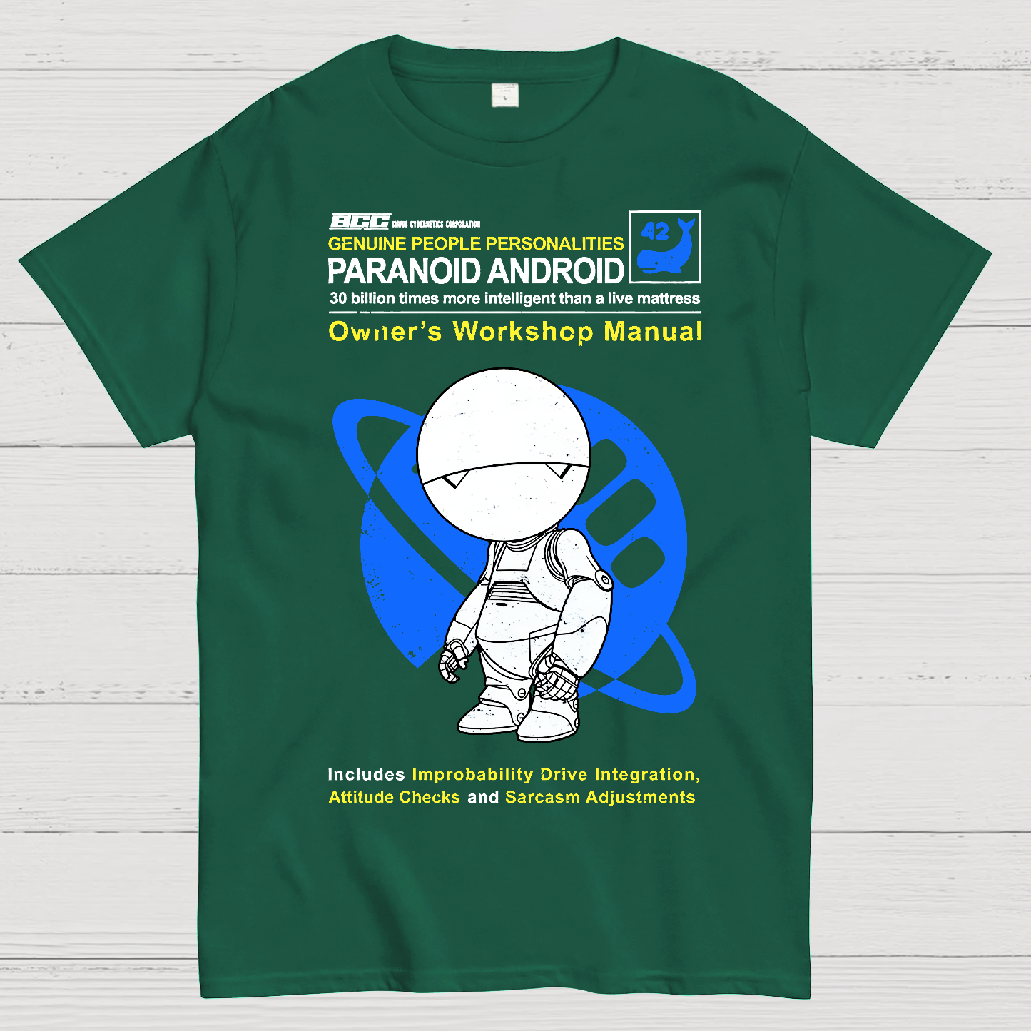 Paranoid Android Manual Geek T-Shirt