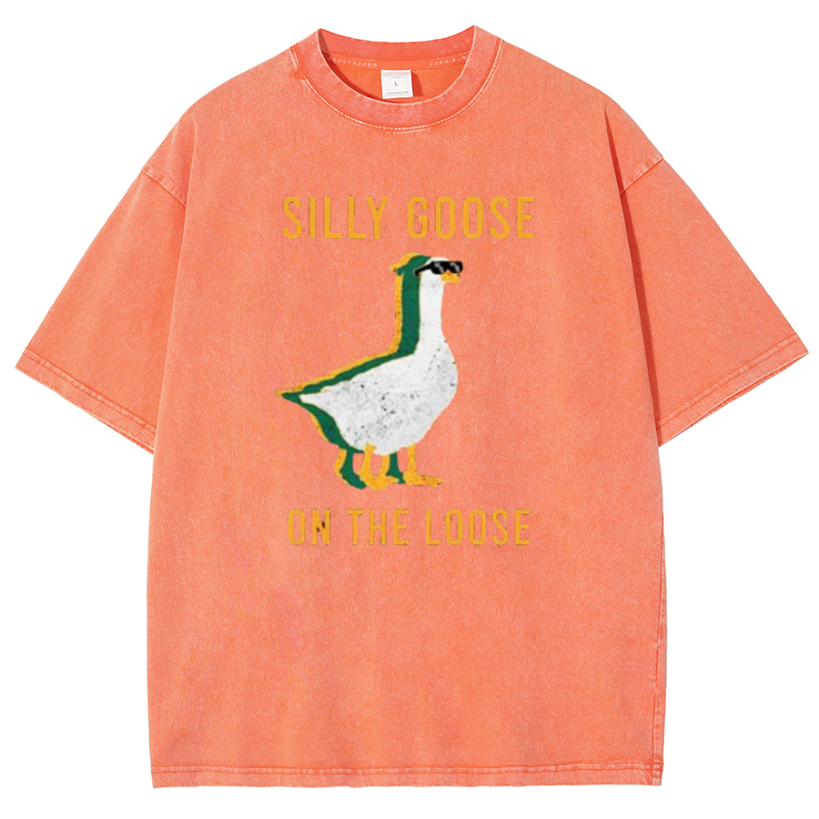 Silly Goose On The Loose Vintage Distressed T-shirt
