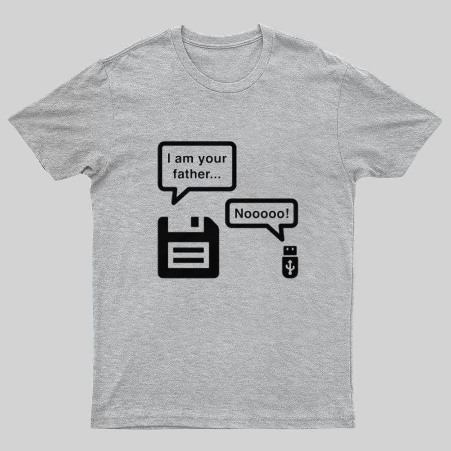 I Am Your Father- IT Shirt - USB Drive Shirt - Retro Disk Shirt