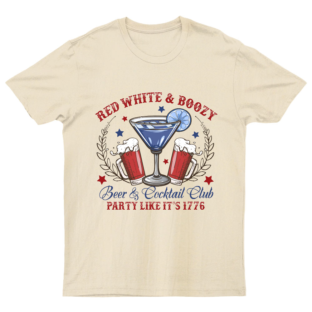 4th of July Social Club America Nerdy T-Shirt