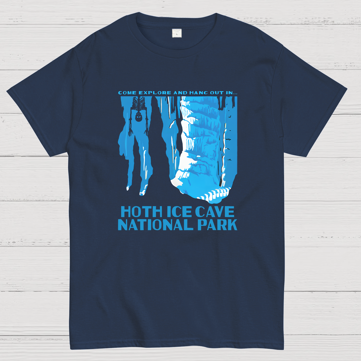 Hoth Ice Cave National Park Geeky T-Shirt