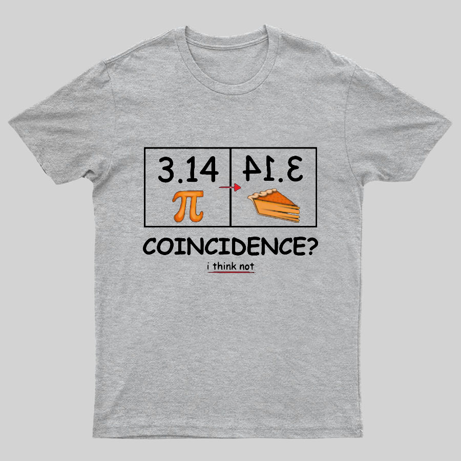 Pi Pie Math Professor Geeky T-Shirt