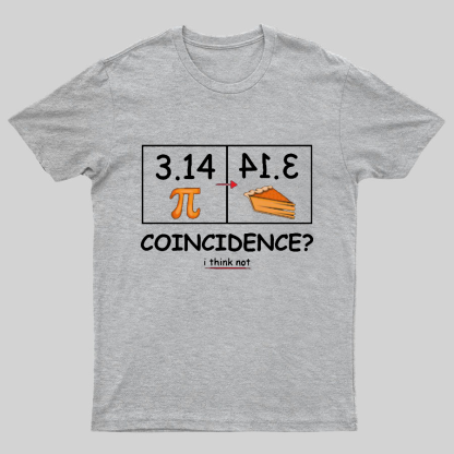 Pi Pie Math Professor Geeky T-Shirt
