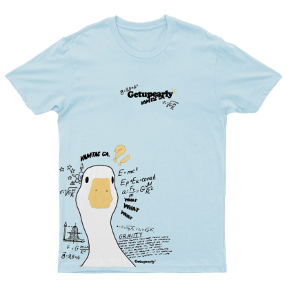 Get Up Early ！Duck Funny Geeky T-Shirt
